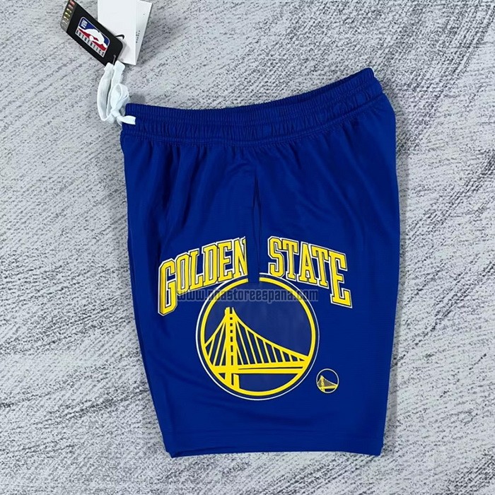 Pantalone Golden State Warriors Big Logo Just Don Azul
